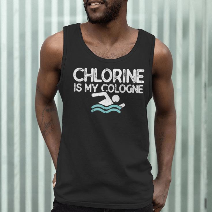 Men Swimming Saying Swimmer Men Tank Top