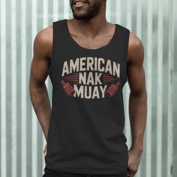 Muay Thai American Nak Fighter Identity Boxing Proud Sport Men Tank Top Muay Thai American Nak Fighter Identity Boxing Proud Sport Men Tank Top