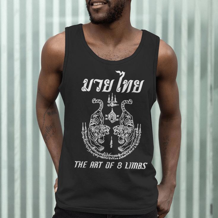 Muay Thai The Art Of 8 Limbs Martial Art Sak Yant Twin Tiger Men Tank Top