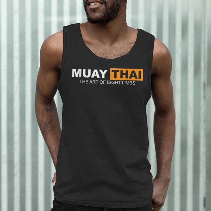 Muay Thai The Art Of Eight Limbs Kickboxing And MMA Fighter Men Tank Top