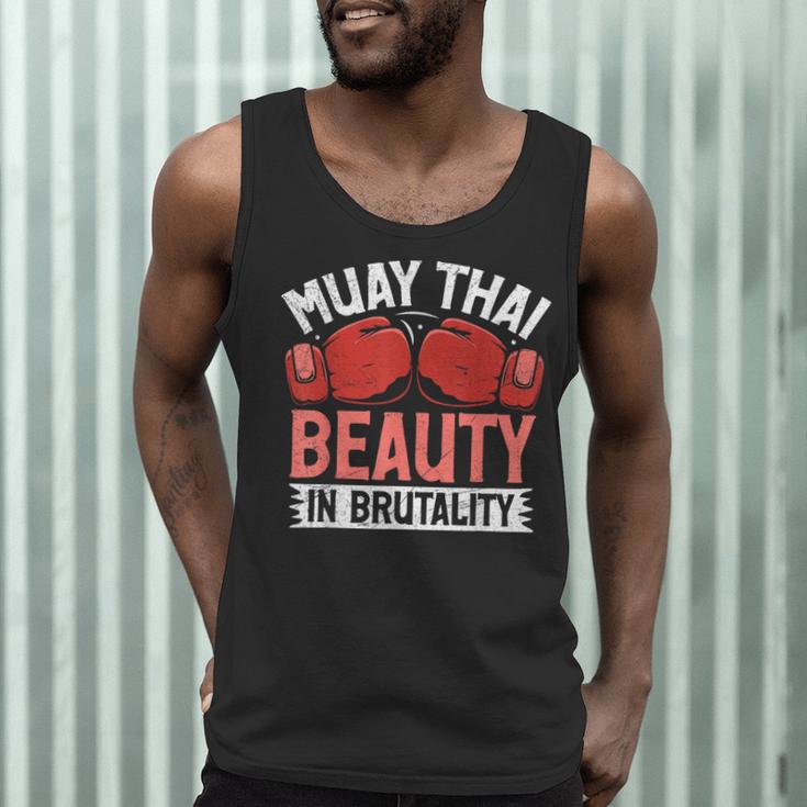 Muay Thai Beauty In Brutality Muay Thai Men Tank Top Muay Thai Beauty In Brutality Muay Thai Men Tank Top