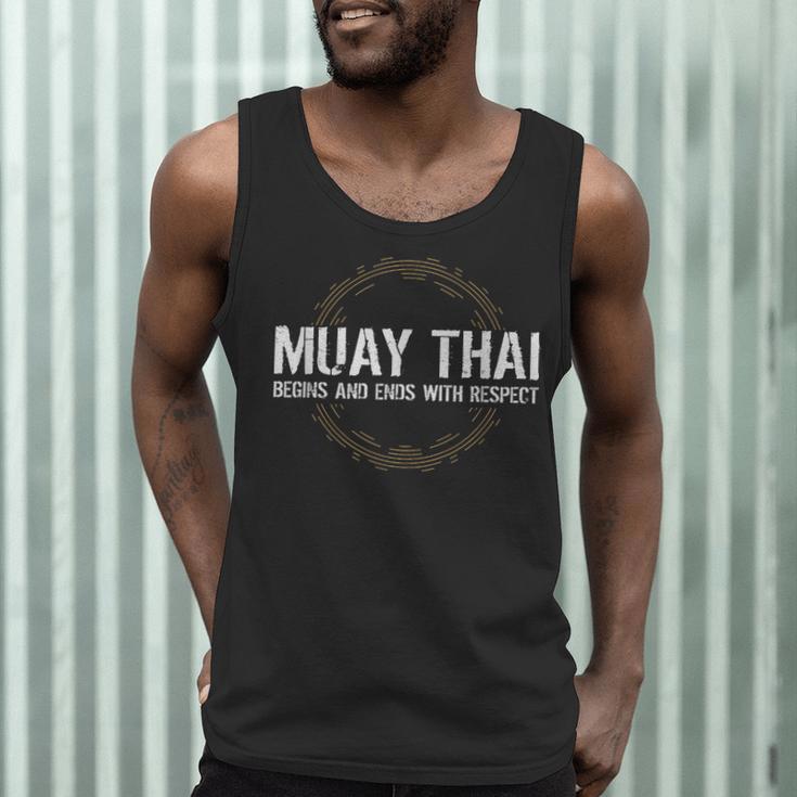 Muay Thai Begins And Ends With Respect Martial Arts Men Tank Top Muay Thai Begins And Ends With Respect Martial Arts Men Tank Top
