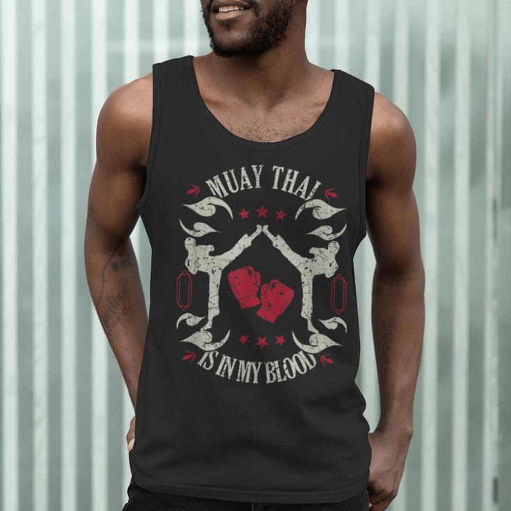 Muay Thai Is In My Blood Traditional Fighters Thai Boxing Men Tank Top Muay Thai Is In My Blood Traditional Fighters Thai Boxing Men Tank Top