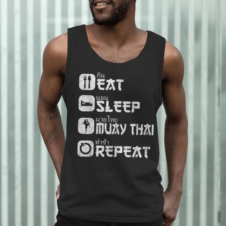Muay Thai Boxing Thai Boxer Thai Kickboxing Men Tank Top