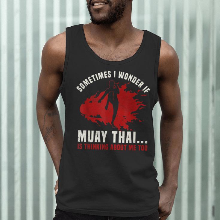 Muay Thai Boxing Teacher Kickboxing Martial Arts Instructor Men Tank Top