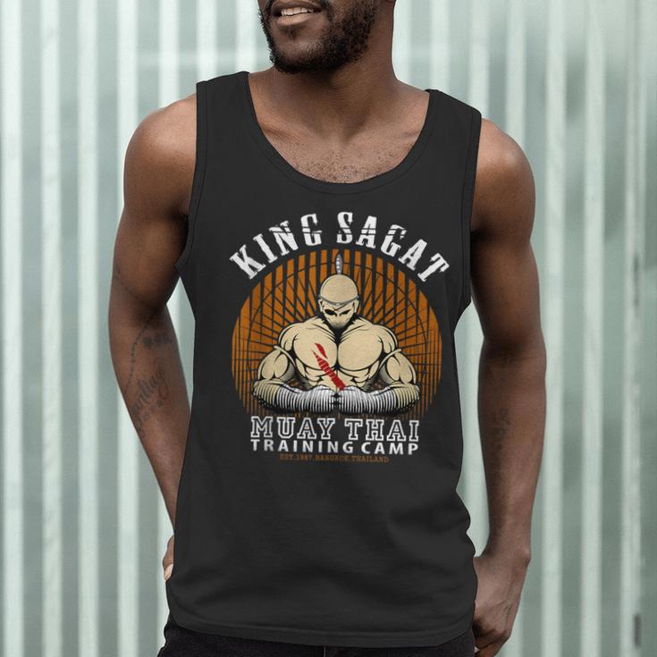 Muay Thai Boxing Training Gym Sagat Training Camp Men Tank Top