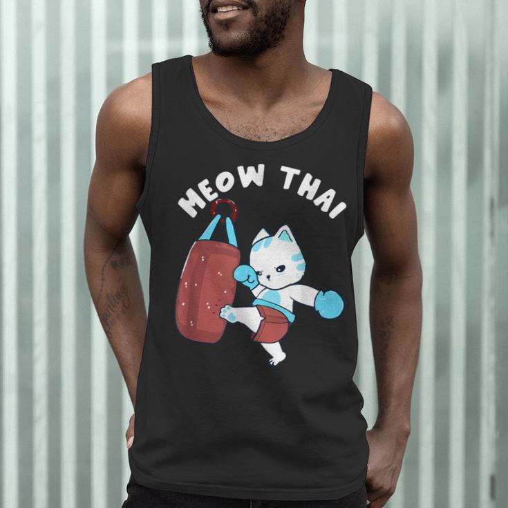 Muay Thai Cat Meow Thai Punch Bag Martial Arts Men Tank Top Muay Thai Cat Meow Thai Punch Bag Martial Arts Men Tank Top