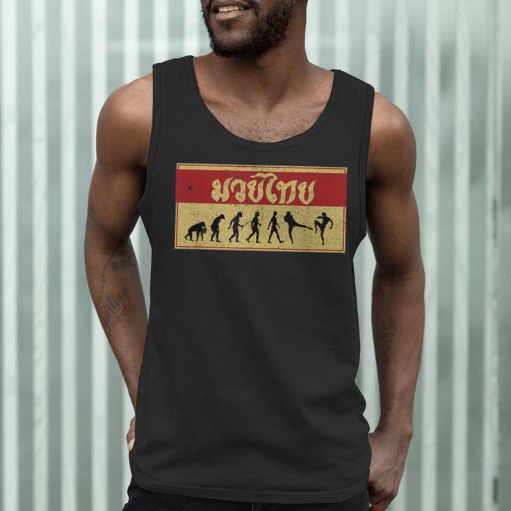 Muay Thai Fighter Evolution MMA Men Tank Top Muay Thai Fighter Evolution MMA Men Tank Top