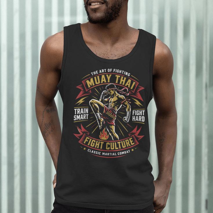 Muay Thai Fighter Training Thai Boxing Coach Men Tank Top