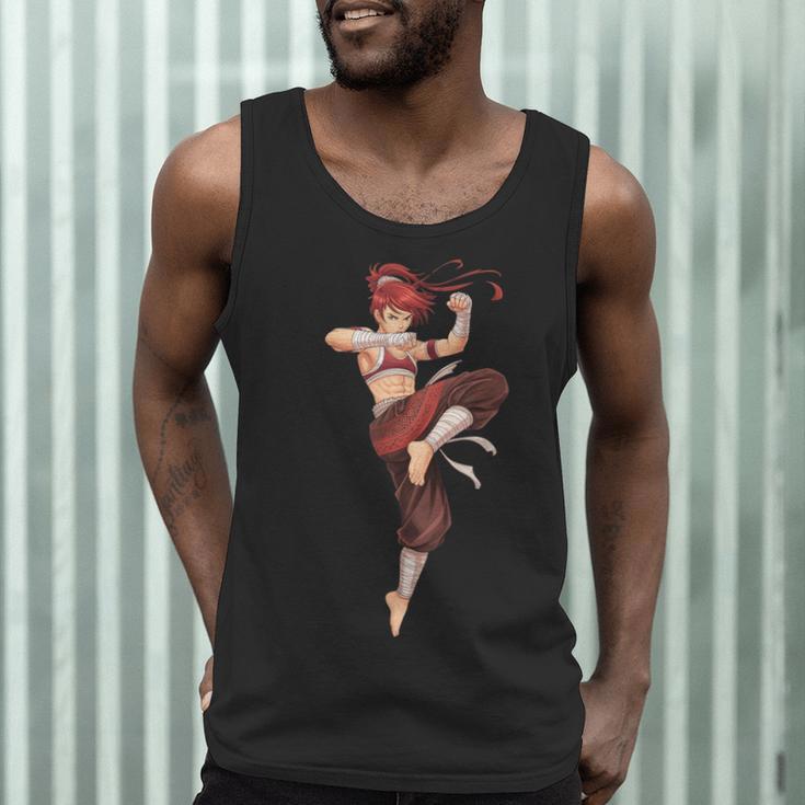 Muay Thai Girl Anime Japan Thaiboxer Kickboxing Muay Thai Men Tank Top Muay Thai Girl Anime Japan Thaiboxer Kickboxing Muay Thai Men Tank Top