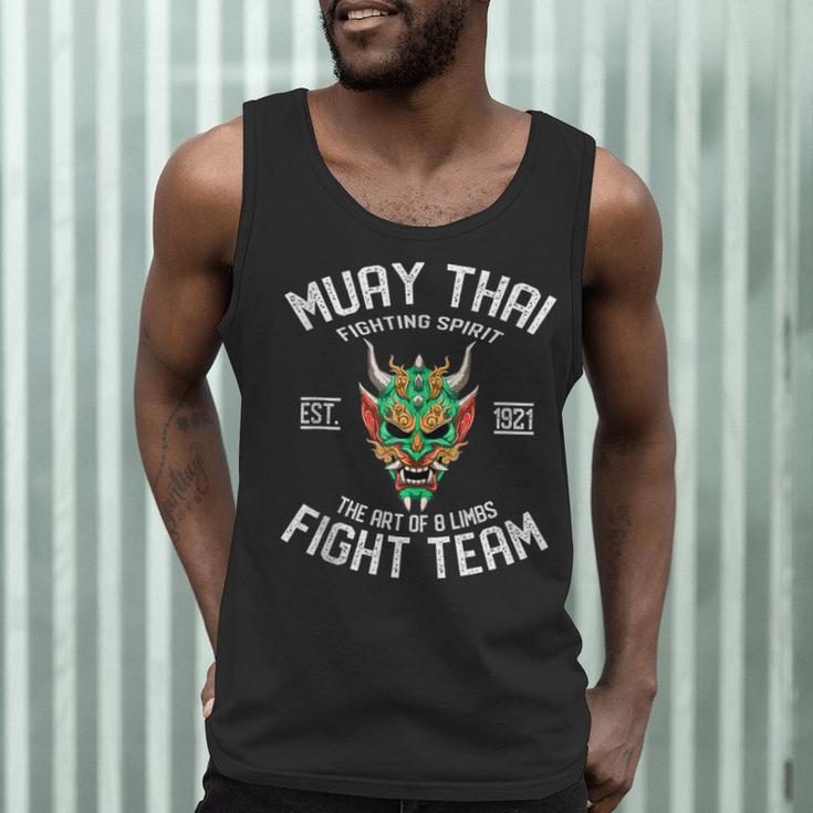 Muay Thai Oni Fight Team Kickboxing Men Tank Top Muay Thai Oni Fight Team Kickboxing Men Tank Top