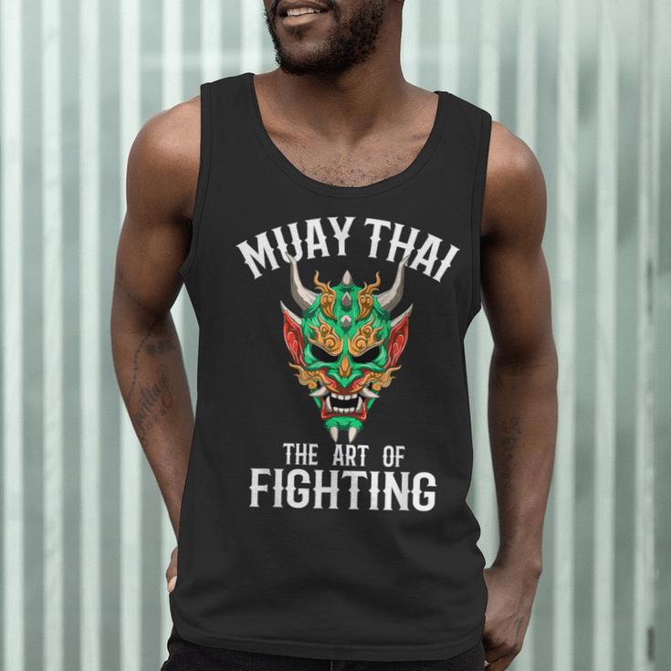 Muay Thai Oni Mask Thai Boxing And Kickboxing Men Tank Top Muay Thai Oni Mask Thai Boxing And Kickboxing Men Tank Top