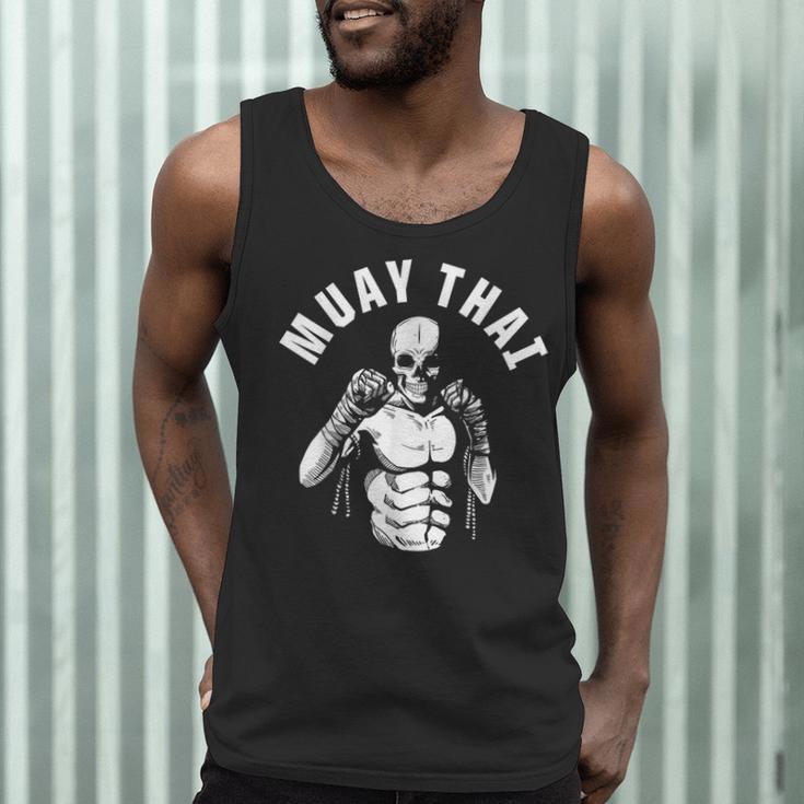 Muay Thai Skeleton Fighter MMA Club Coach Martial Arts Fight Men Tank Top Muay Thai Skeleton Fighter MMA Club Coach Martial Arts Fight Men Tank Top