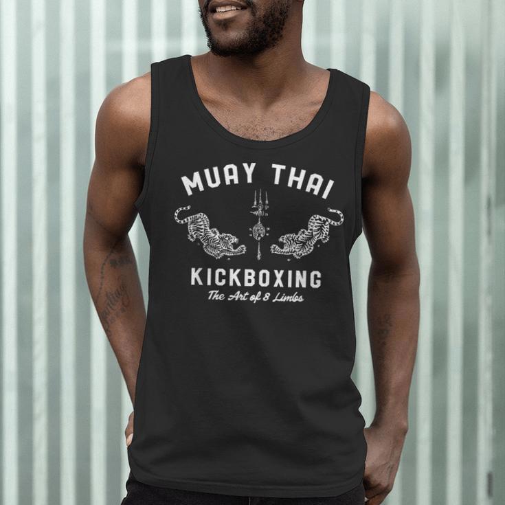 Muay Thai Twin Tigers MMA Warrior Fight Shirt Men Tank Top