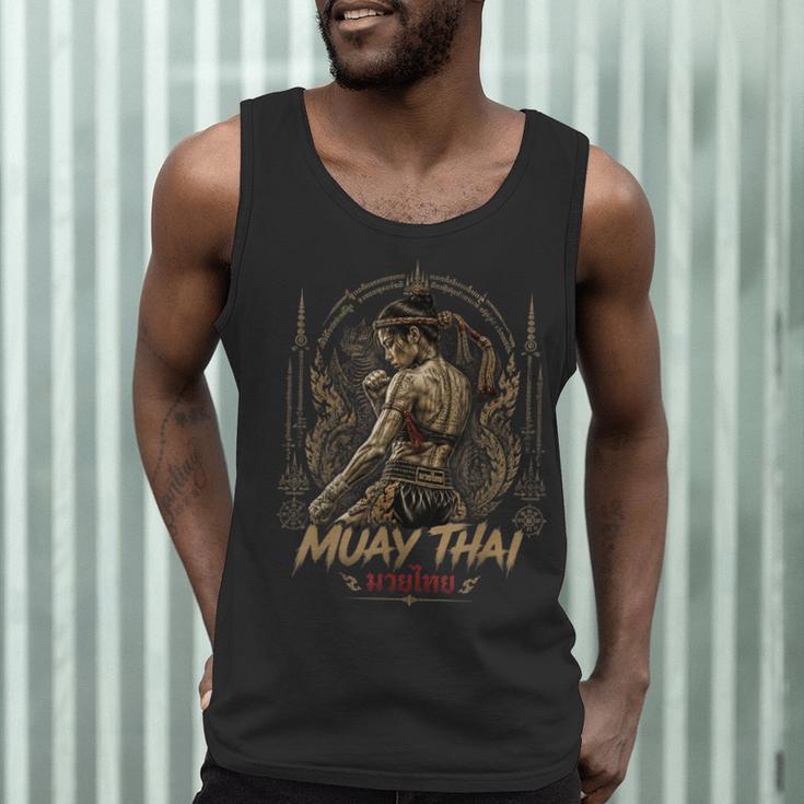 Old School Muay Thai Student Thai Boxing Fighter Men Tank Top Old School Muay Thai Student Thai Boxing Fighter Men Tank Top