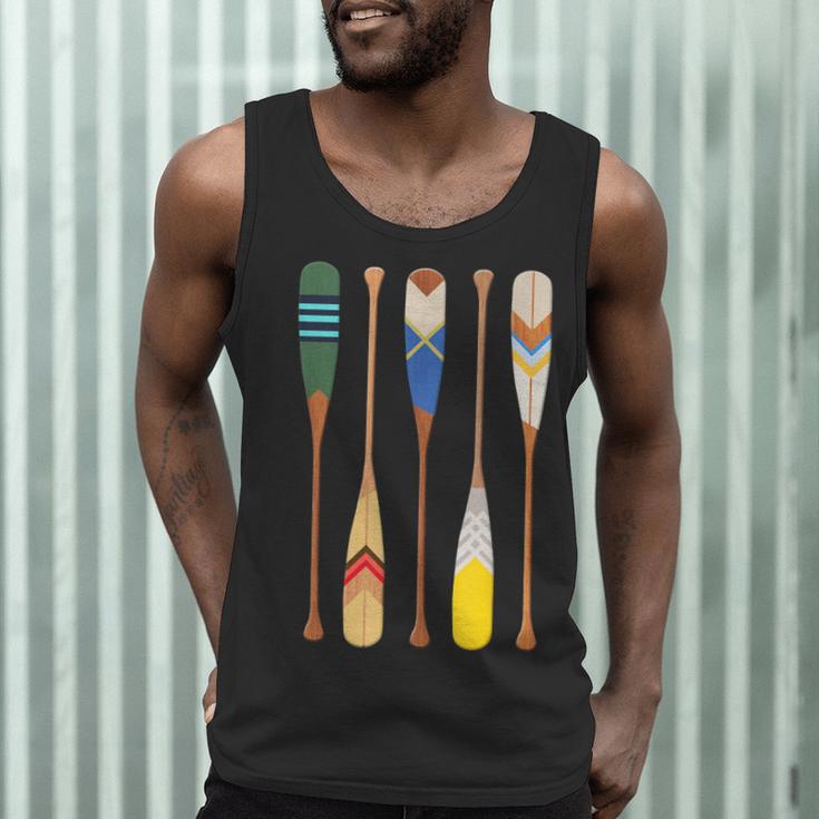 Paddle Canoe Men Tank Top