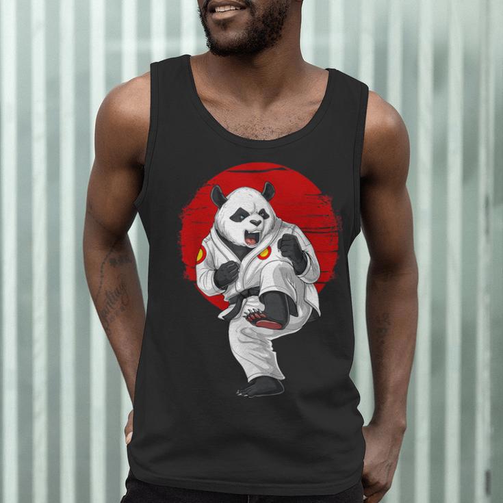Panda Bear Karate Kickboxing Muay Thai Martial Arts Men Tank Top