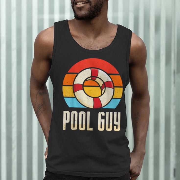Pool Guy Swimming Attendant Attendants Rescuer Men Tank Top Pool Guy Swimming Attendant Attendants Rescuer Men Tank Top