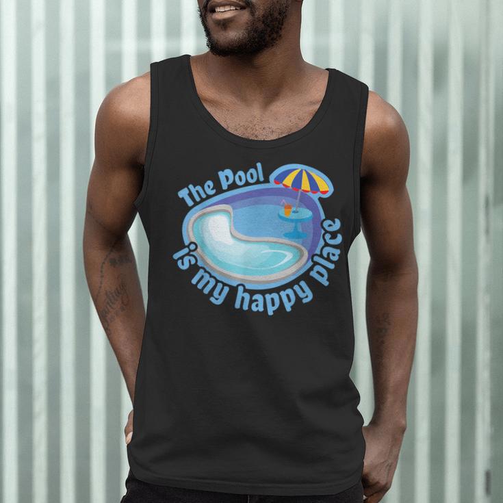 The Pool Is My Happy PlaceShirt Summer Swimming Tee Men Tank Top The Pool Is My Happy PlaceShirt Summer Swimming Tee Men Tank Top