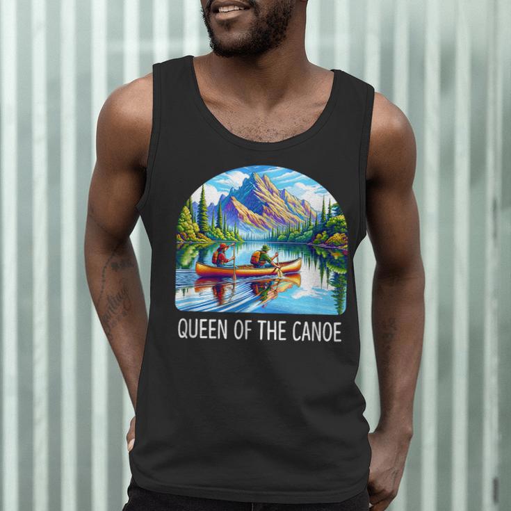 Queen Of The Canoe Canoeing Men Tank Top
