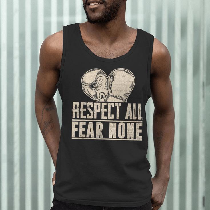 Respect All Fear None Muay Thai Men Tank Top