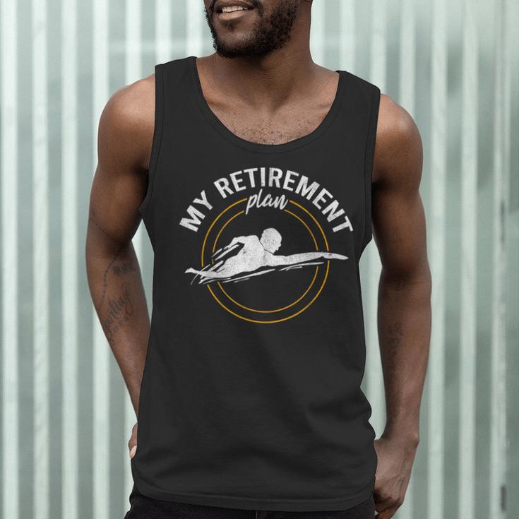 My Retirement Plan Swim Athlete Swimming Grandpa Swimmer Men Tank Top My Retirement Plan Swim Athlete Swimming Grandpa Swimmer Men Tank Top