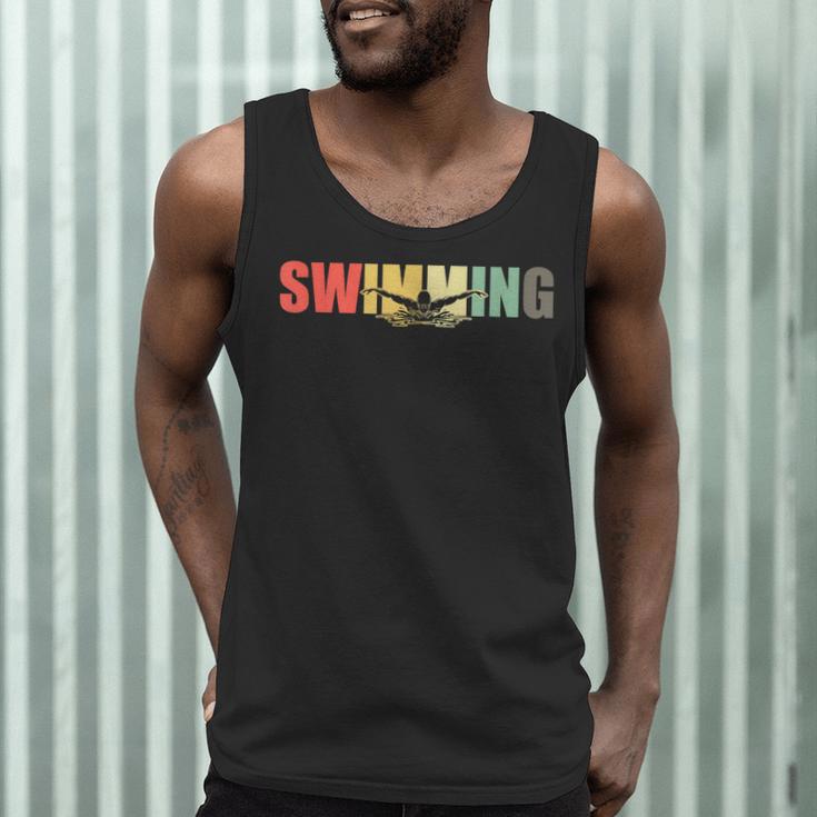 Retro Swimming Vintage Swimming Swimmer Men Tank Top Retro Swimming Vintage Swimming Swimmer Men Tank Top