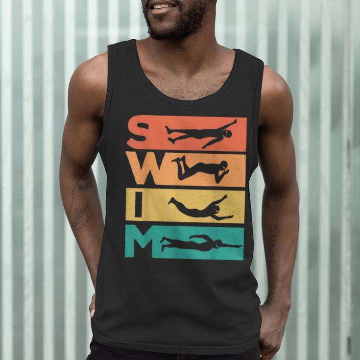 Retro Vintage Swimming For Swimmers Men Tank Top Retro Vintage Swimming For Swimmers Men Tank Top