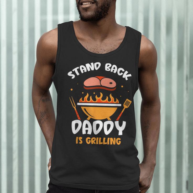 Stand Back Daddy Is Grilling Grill Meat Barbecue Bbq Dad Men Tank Top Stand Back Daddy Is Grilling Grill Meat Barbecue Bbq Dad Men Tank Top