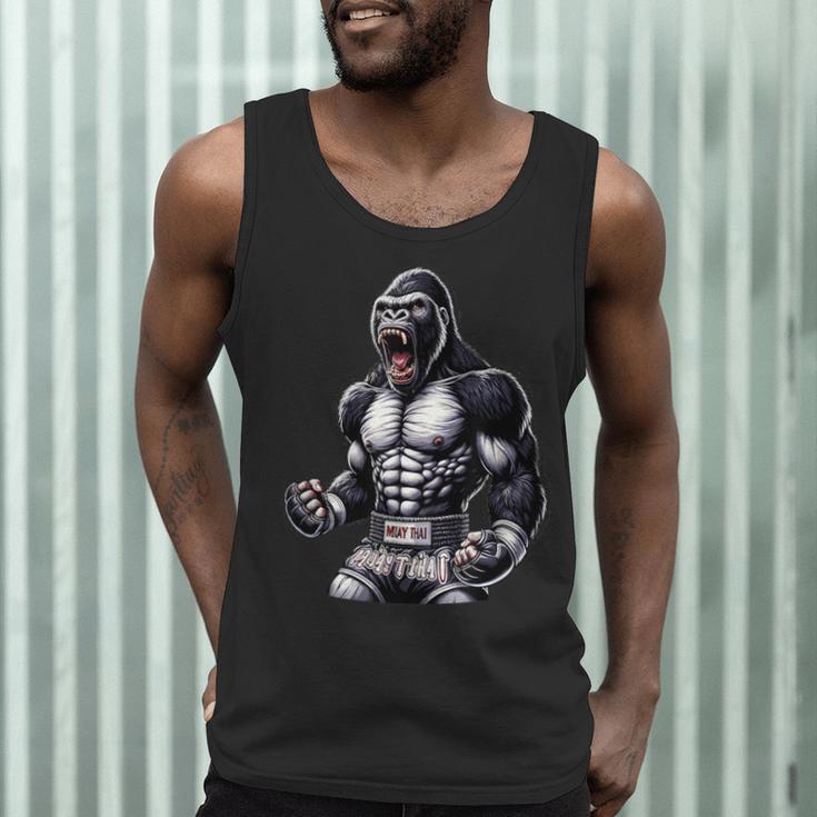Strong Muay Thai Gorilla Thai Boxing And Fighting Men Tank Top Strong Muay Thai Gorilla Thai Boxing And Fighting Men Tank Top