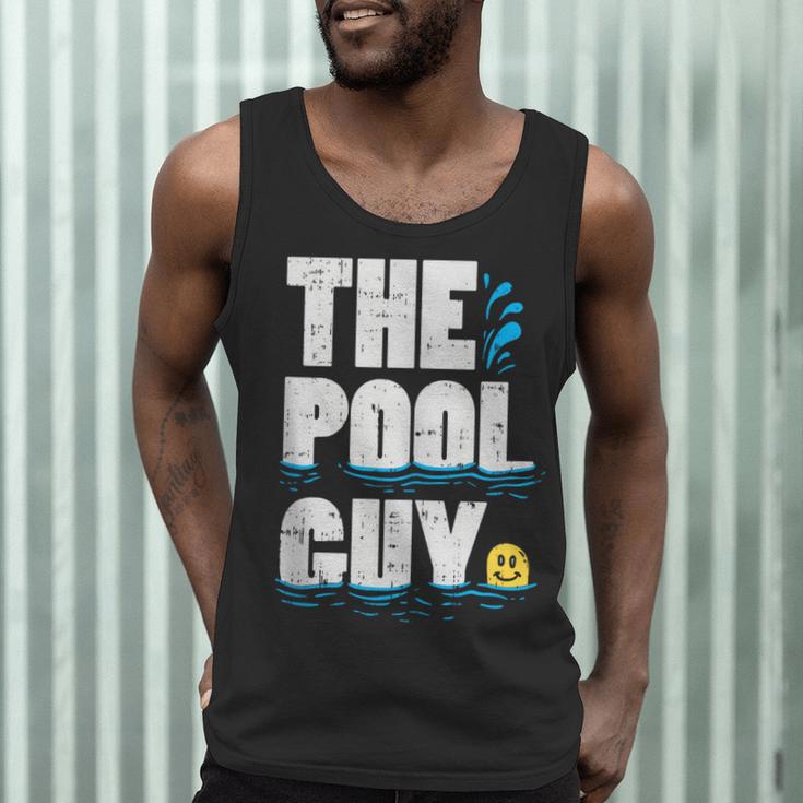 Summer Pool Guy Swimming Pool Boy Men Tank Top