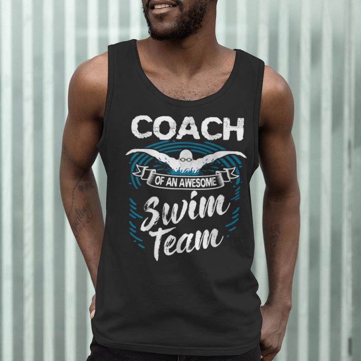 Swim Coach Professional Instructor Swimming Lesson Sport Men Tank Top