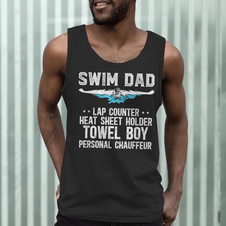 Swim Dad Definition Swimming Dad Of A Swimmer Dad Men Tank Top