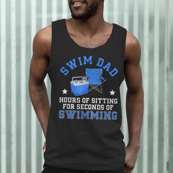 Swim Dad Of A Swimmer Dad Swim Father Swimming Dad Men Tank Top
