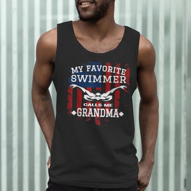 Swim Grandma Tshirt US American Flag Swimming Tee Men Tank Top Swim Grandma Tshirt US American Flag Swimming Tee Men Tank Top