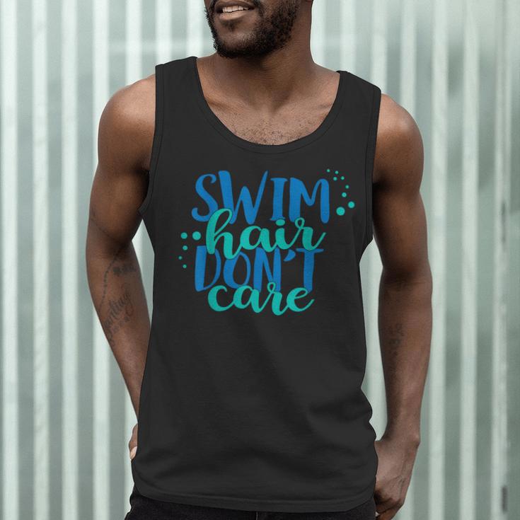 Swim Hair Dont Care Swimming AttitudeShirt Men Tank Top