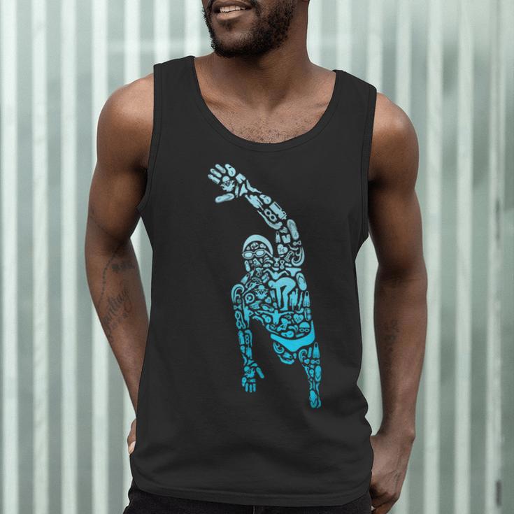 Swim Sport Athletes Swimmer Dad Boys Competitive Swimming Men Tank Top Swim Sport Athletes Swimmer Dad Boys Competitive Swimming Men Tank Top