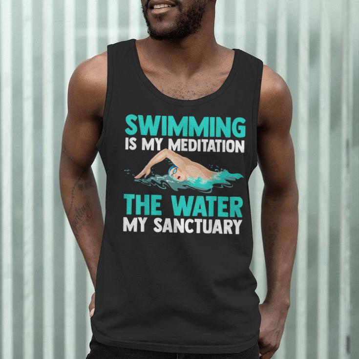 Swim Swimmers Swimming Men Tank Top