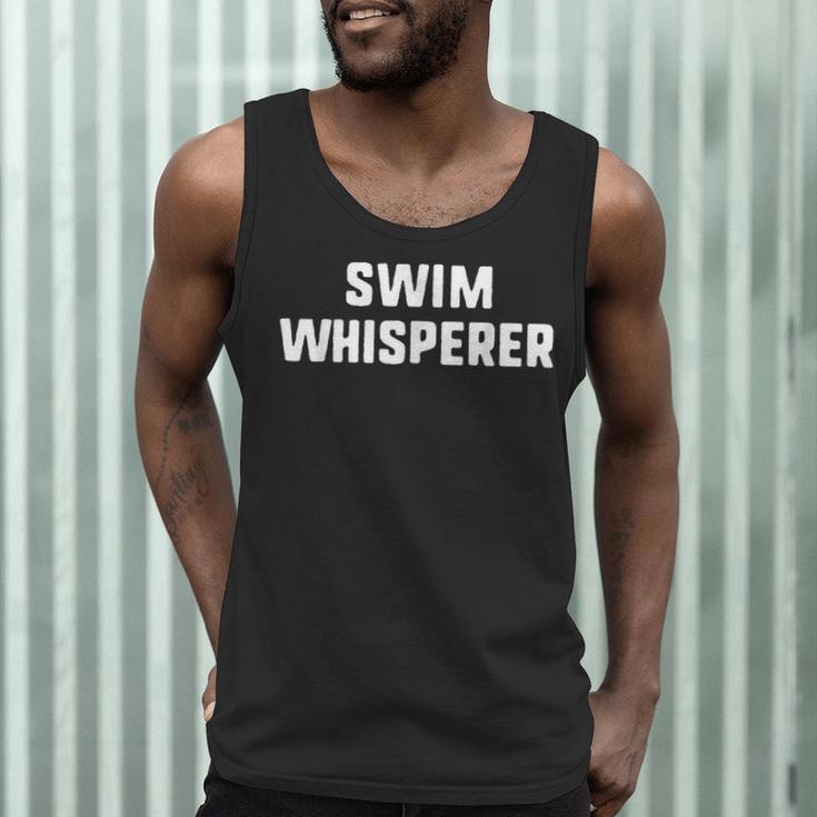 Swim Whisperer Swimming Coach Teacher Instructor Men Tank Top