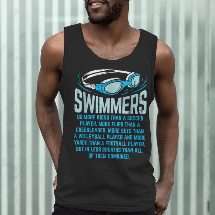 Swimmers Do More Kicks I For Swimming Lovers Men Tank Top Swimmers Do More Kicks I For Swimming Lovers Men Tank Top
