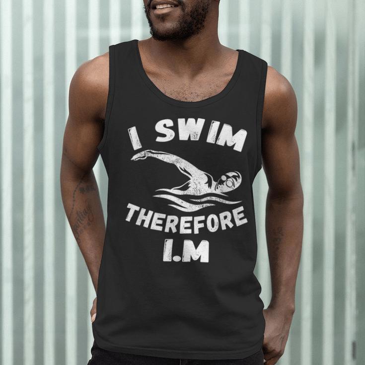 Swimming Competitive Freestyle Swim For Swimmer Men Tank Top Swimming Competitive Freestyle Swim For Swimmer Men Tank Top