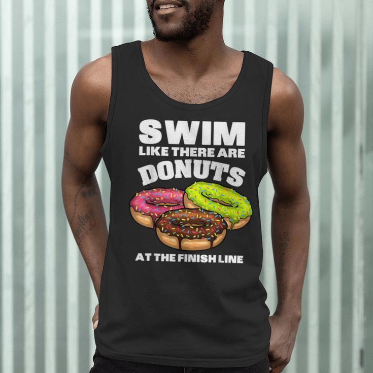 Swimming Donut Men Women Swimmer Sports Athlete Men Tank Top Swimming Donut Men Women Swimmer Sports Athlete Men Tank Top
