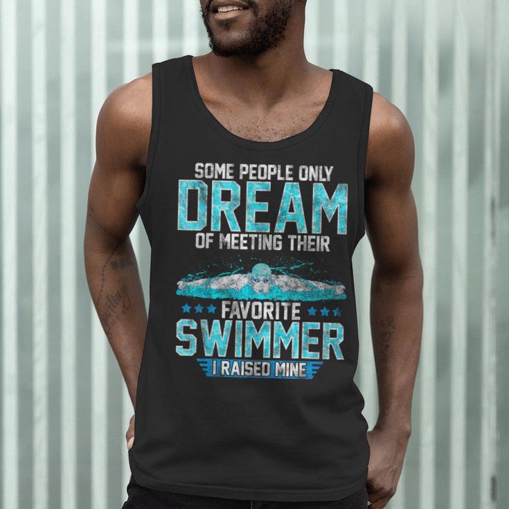 Swimming Parent Swimmer Mom Dad My Favorite Swim Meet Men Tank Top