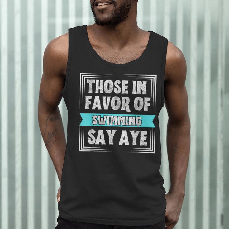 Swimming Swim Swimmer Men Tank Top