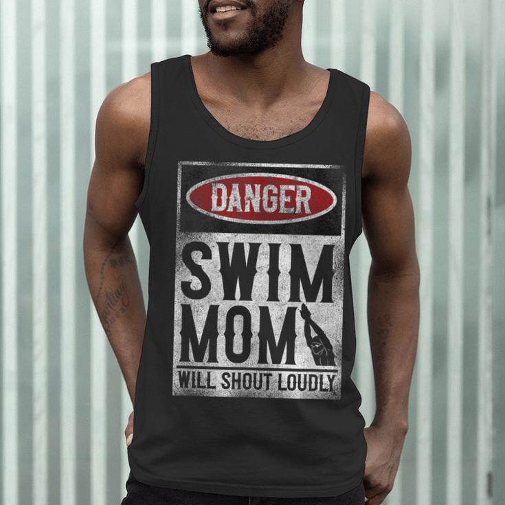 Swimming Swimmer DANGER Swim Mom Men Tank Top Swimming Swimmer DANGER Swim Mom Men Tank Top