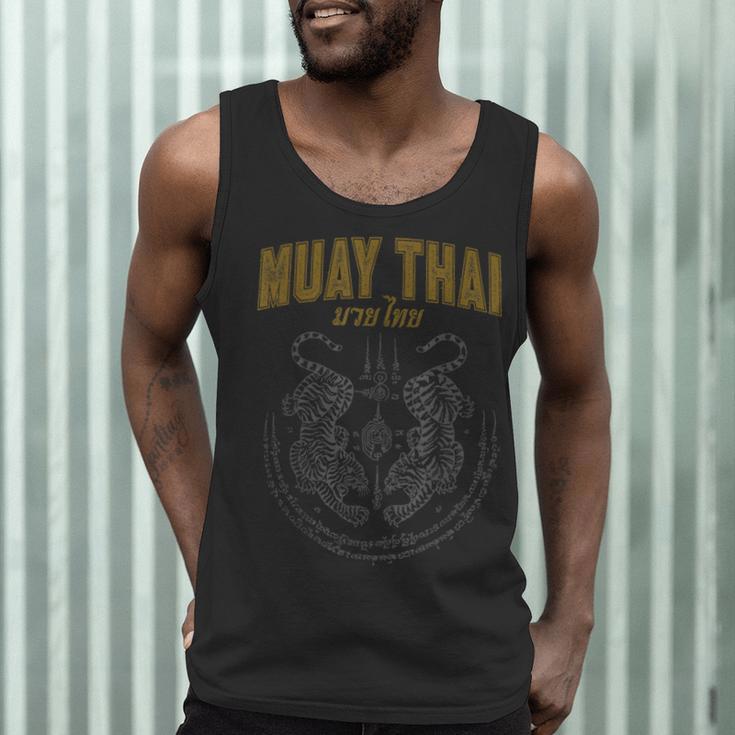 Twin Tiger Sak Yant Muay Thai Men Tank Top Twin Tiger Sak Yant Muay Thai Men Tank Top