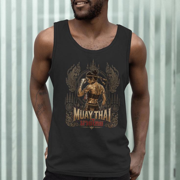 Vintage Muay Thai Chaiya Thai Boxing Fighter Style Men Tank Top Vintage Muay Thai Chaiya Thai Boxing Fighter Style Men Tank Top