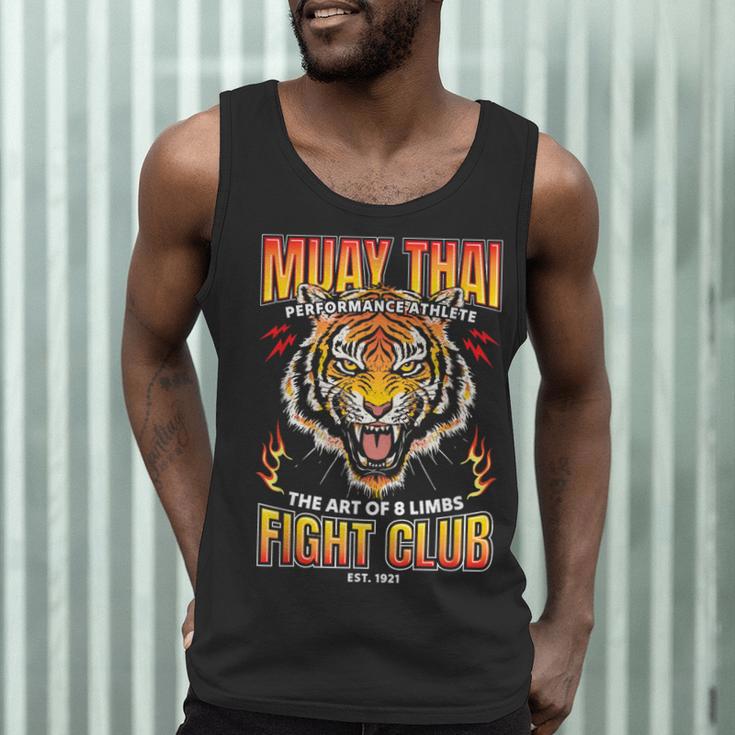 Vintage Muay Thai Twin Tiger Art Of 8 Limbs Men Tank Top