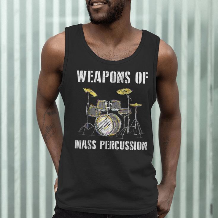 Weapons Of Mass Percussion Band Best Drummer Drum Kit Men Tank Top Weapons Of Mass Percussion Band Best Drummer Drum Kit Men Tank Top