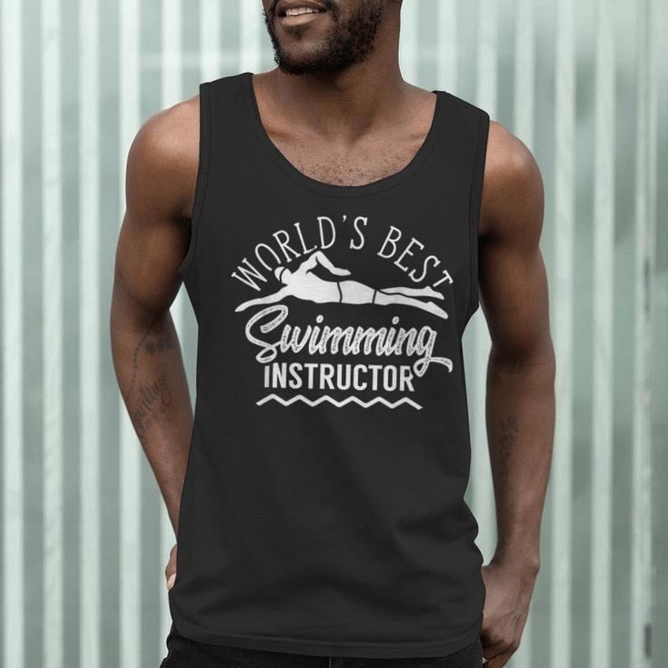 World's Best Swimming Instructor Teacher Coach Swim Men Women Kids Men Tank Top